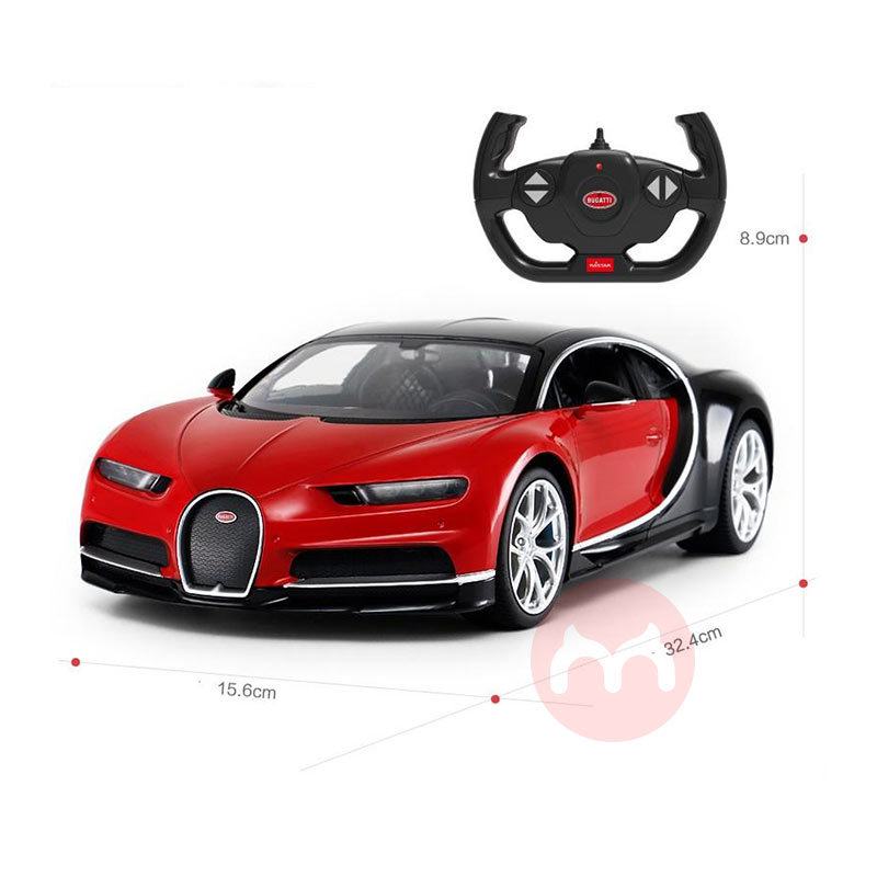 RASTAR Bugatti 1:14 remote control model mobil mainan