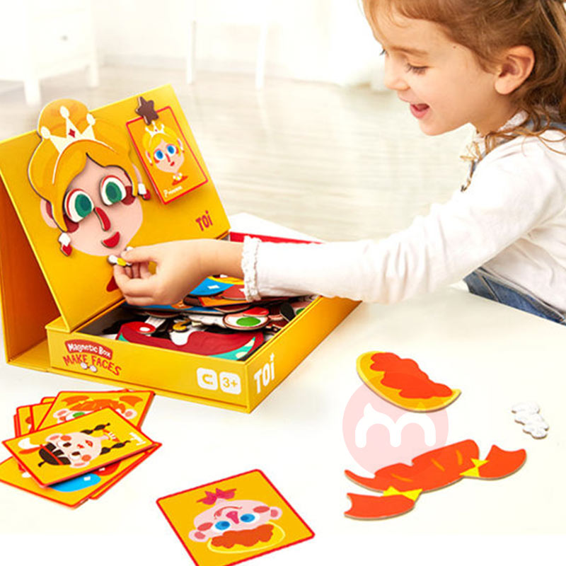 TOI Mainan pendidikan awal bayi magnet magnetik