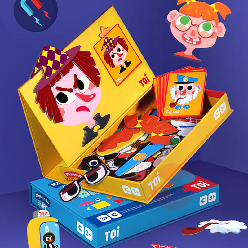 TOI Mainan pendidikan awal bayi magnet magnetik