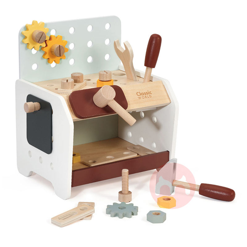 Classic World Mainan pendidikan anak-anak yang dapat bekerja kayu
