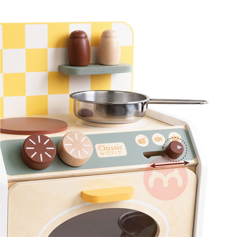 Classic World Wooden mini kitchen stove educational toys