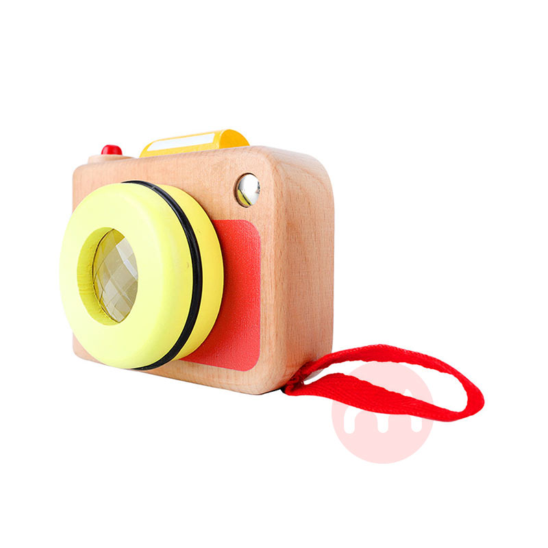 Classic World Kamera kayu mainan mini foto lucu