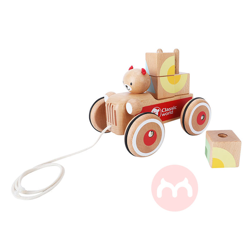 Classic World Mobil mainan anak-anak kayu