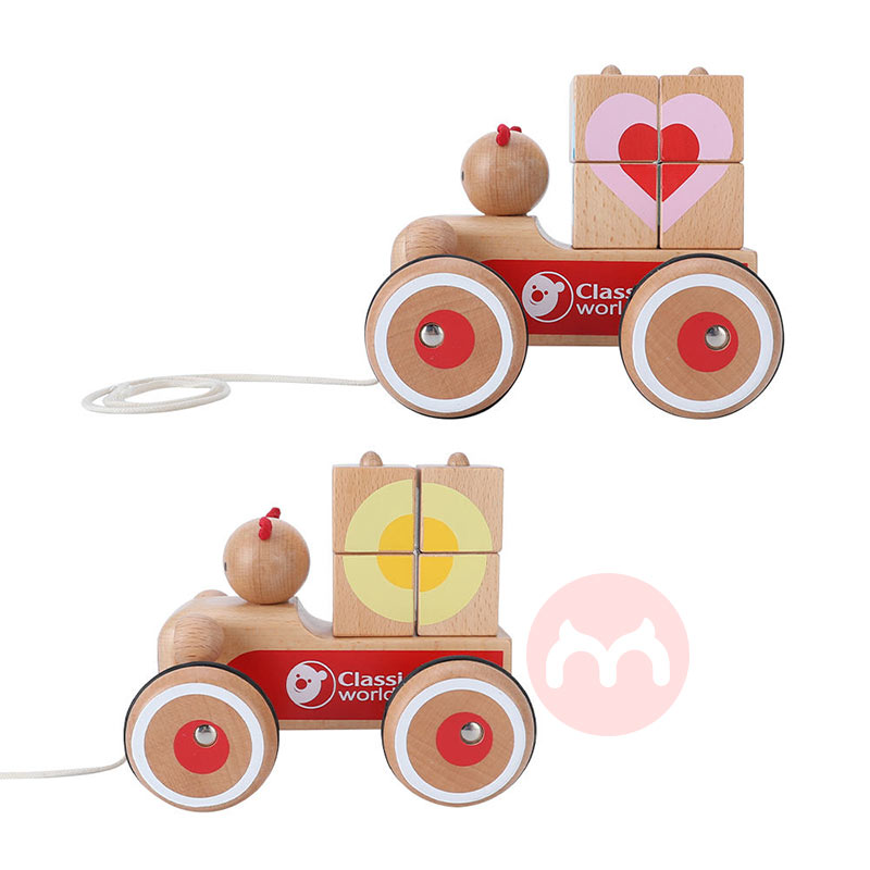 Classic World Mobil mainan anak-anak kayu