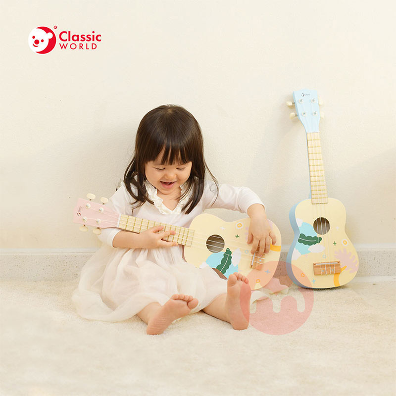 Classic World Gitar kayu Instrumen Musik Kekanakan Awal