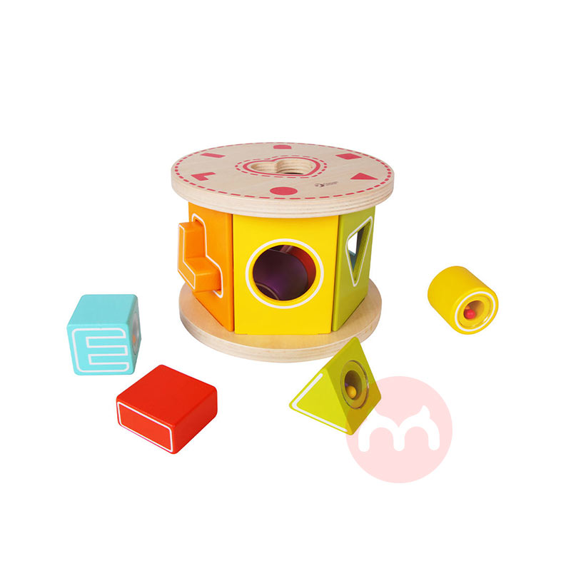 Classic World Identifikasikan warna dan bentuk mainan blok pembangunan pendidikan masa kecil