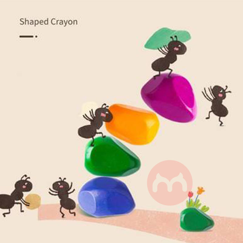 JoanMiro Graffiti anak-anak menggambar crayons