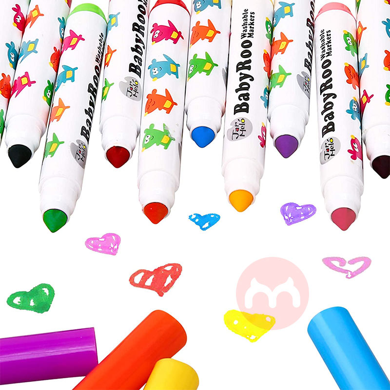 JoanMiro Pen warna anak 48 warna yang tidak beracun yang bisa dicuci