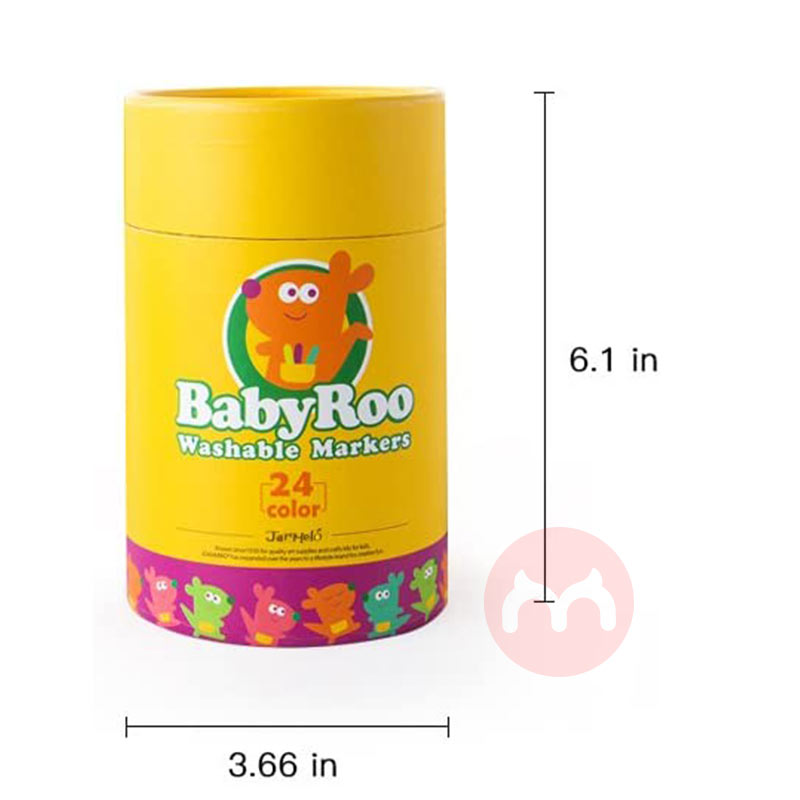 JoanMiro Pen warna 24 warna anak yang tidak beracun yang bisa dicuci