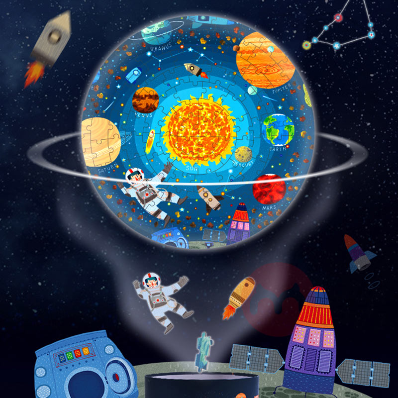 Mideer Happy Planet Children's Puzzle Set