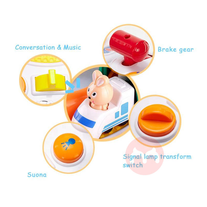GOODWAY Dua dalam satu meja mainan pendidikan anak-anak menyenangkan