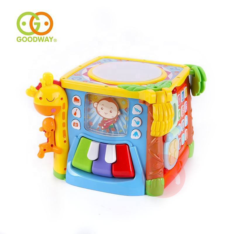 GOODWAY Permainan pendidikan Cube Belajar Bilingual Sensor Anak-anak