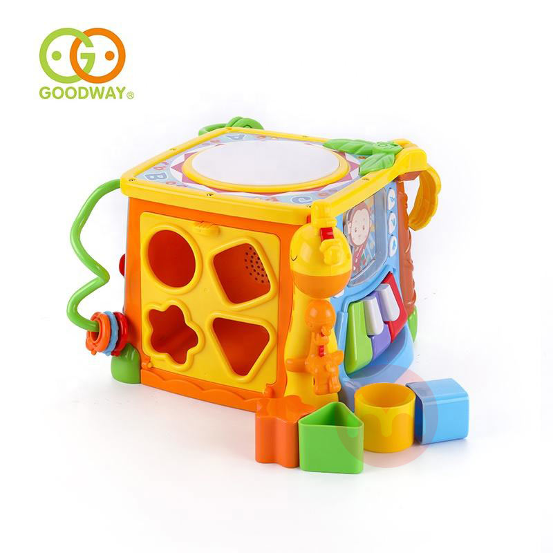 GOODWAY Permainan pendidikan Cube Belajar Bilingual Sensor Anak-anak
