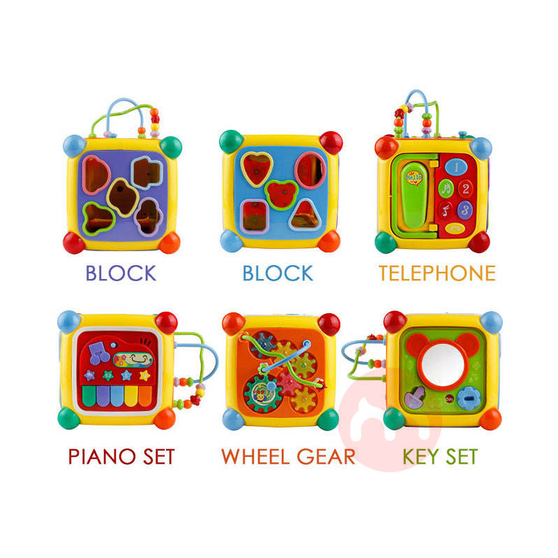 GOODWAY Permainan pendidikan bayi musik enam sisi