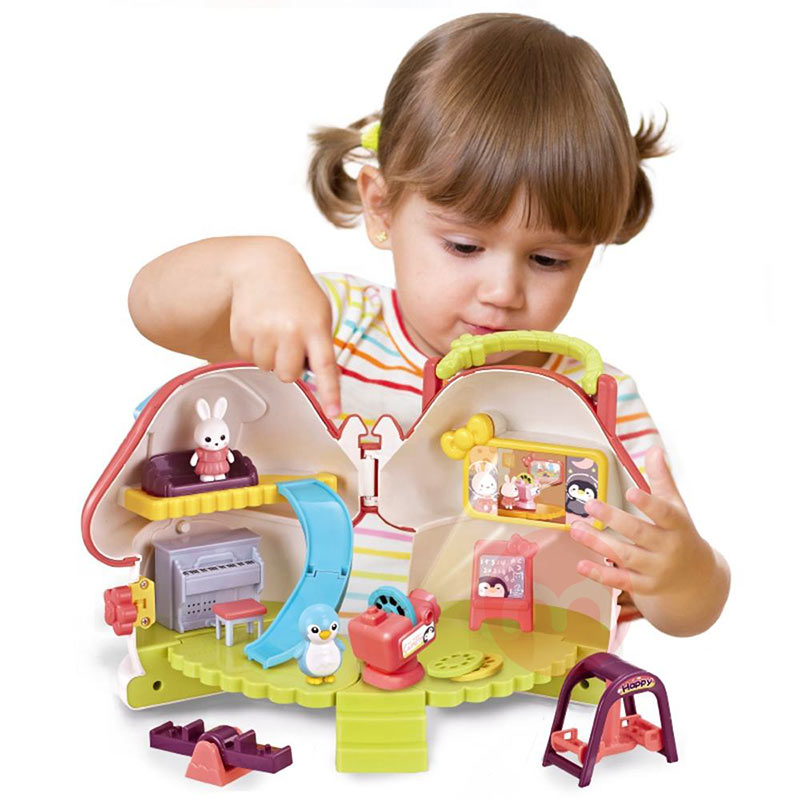 GOODWAY Pakaian mainan rumah jamur plastik