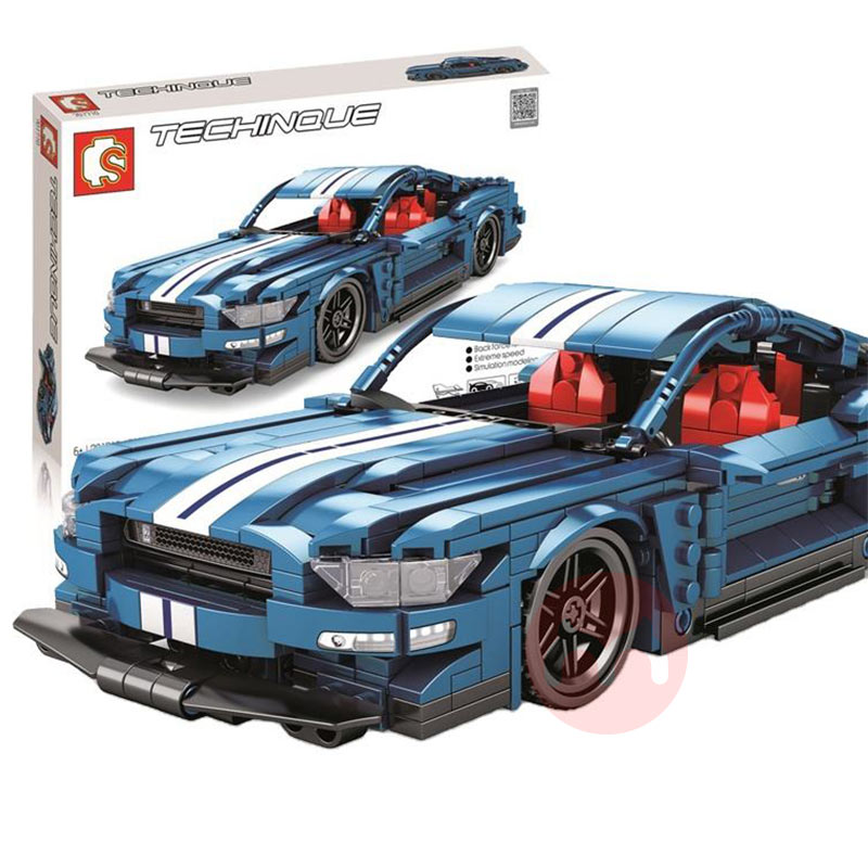 SEMBO Blok pembangunan mobil mainan