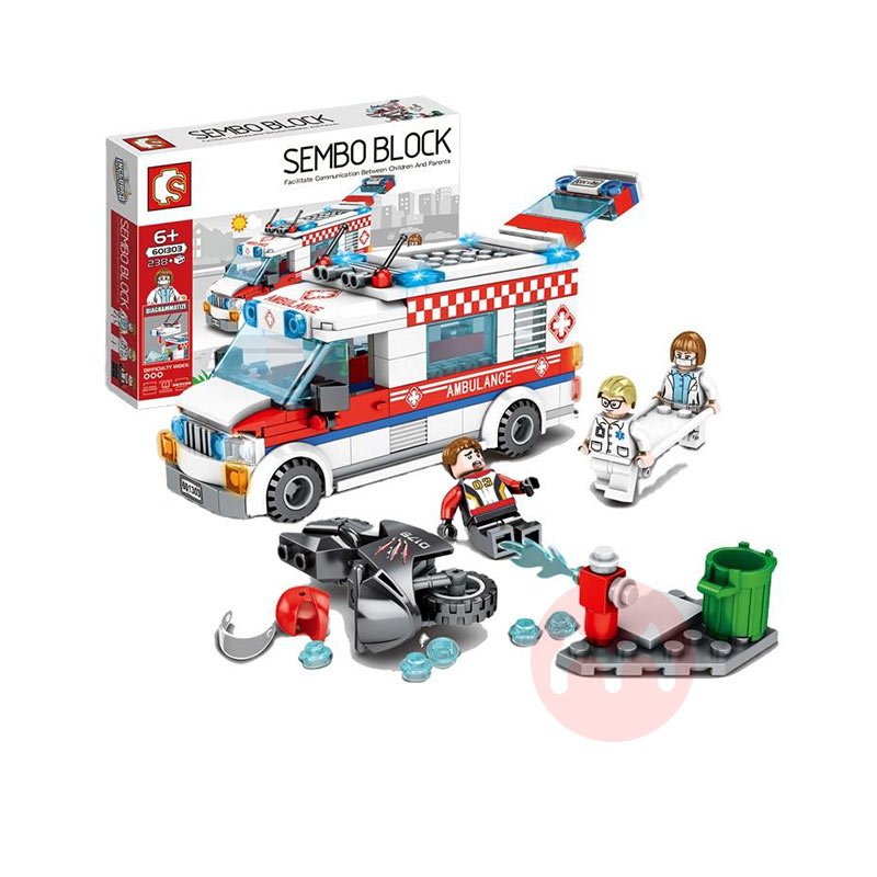 SEMBO Blok bangunan ambulans lingkungan kota