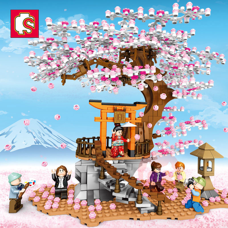 SEMBO Blok bangunan panjang bunga ceri di Zhongshan