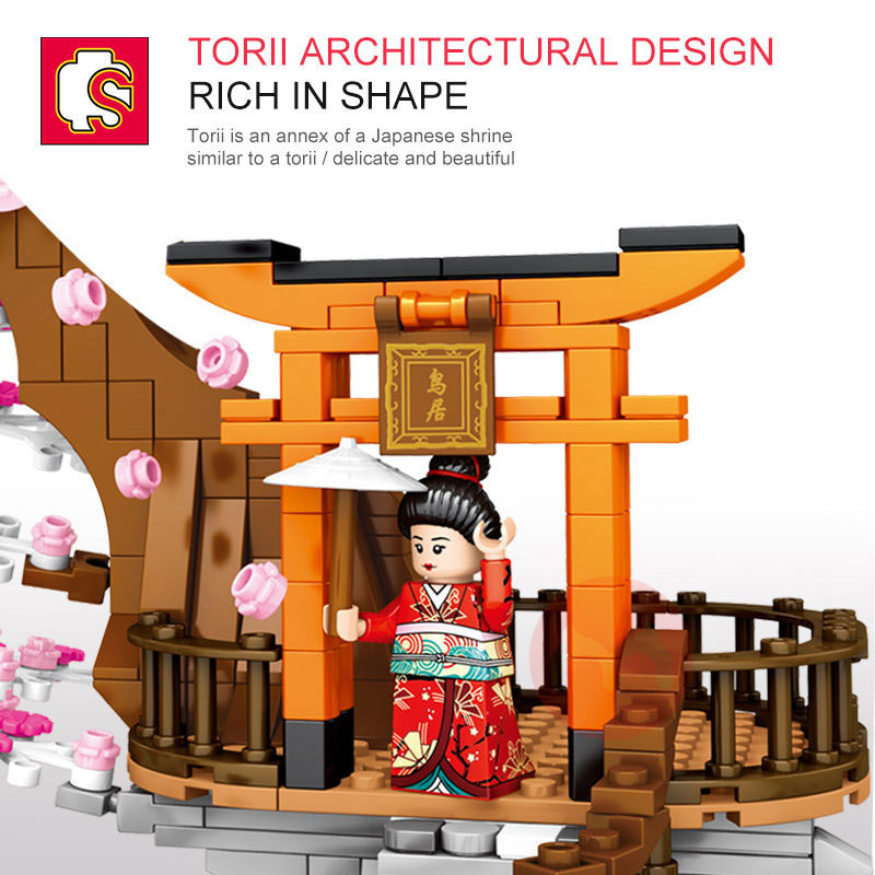 SEMBO Blok bangunan panjang bunga ceri di Zhongshan