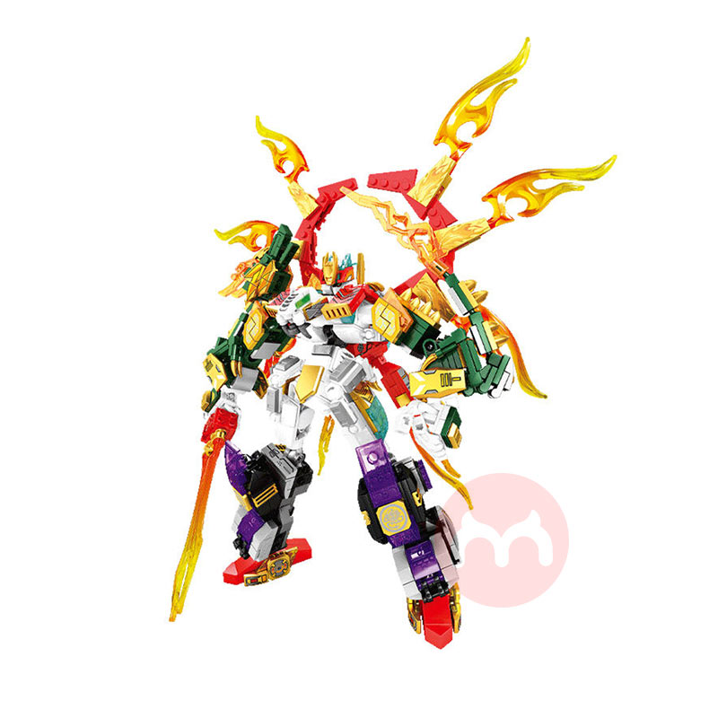 SEMBO Empat dalam satu raksasa mitos robot bangunan blok set