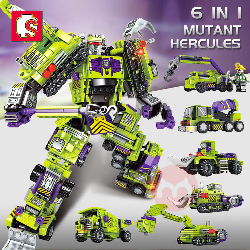 SEMBO Steel mecha jack ke blok bangunan Hercules