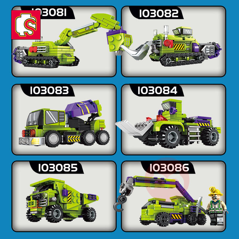 SEMBO Steel mecha jack ke blok bangunan Hercules