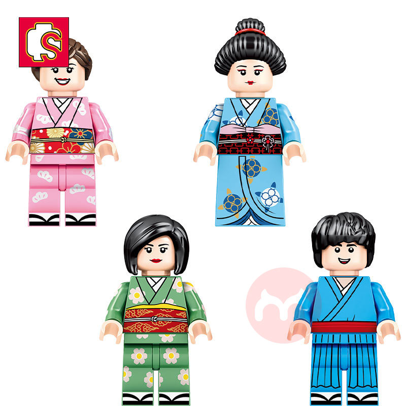 SEMBO Yinghuating Street View Building Block Set