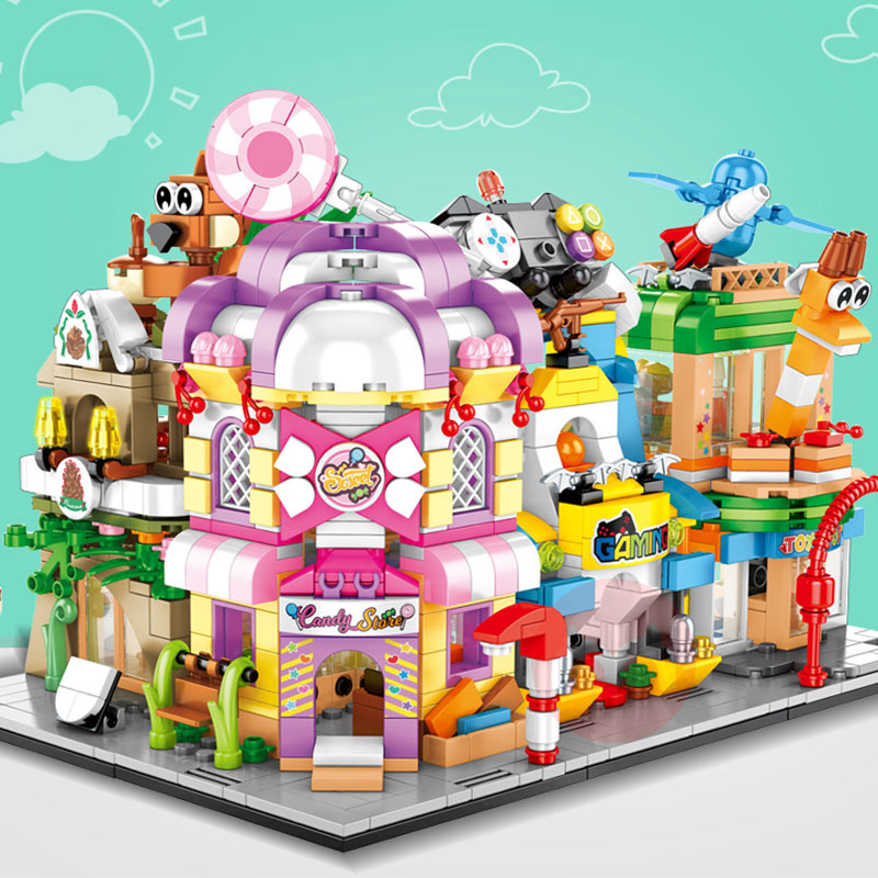 SEMBO Blok jalan toko Dessert