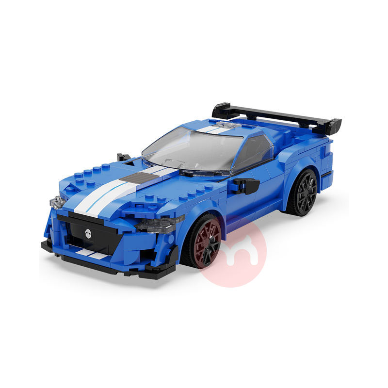 CaDa Mainan blok pembangunan mobil olahraga kendali jauh