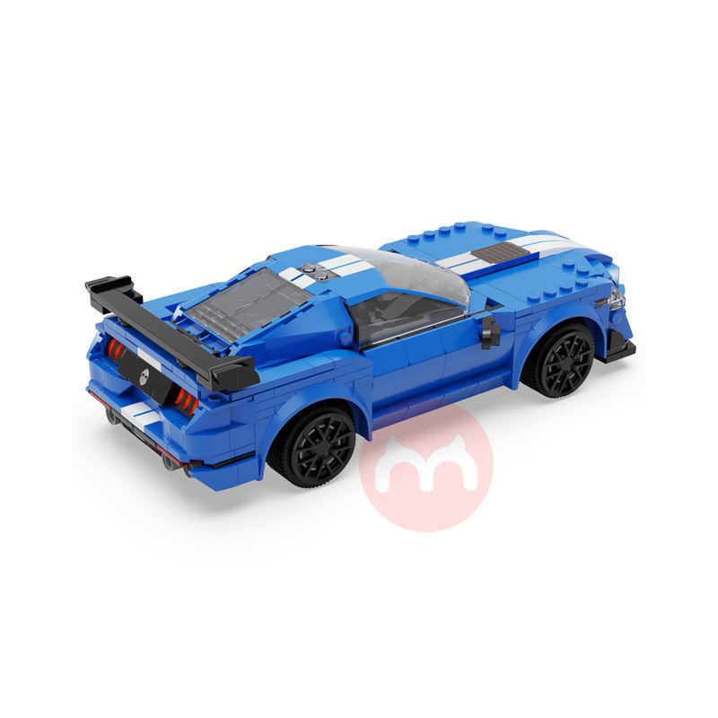 CaDa Mainan blok pembangunan mobil olahraga kendali jauh