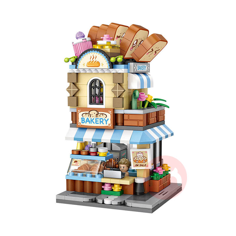 LOZ Urban series mini street store