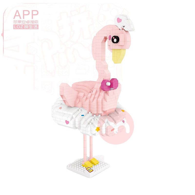 LOZ Ballet Flamingo Building Block