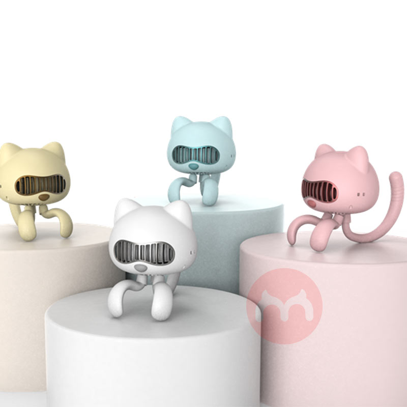 Warna penggemar portabel stroller kucing