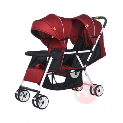 M power twin stroller