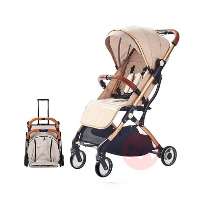 SONARIN Membawa satu tangan melipat khaki baby stroller