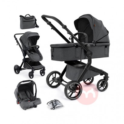 Bergsteiger Tiga dalam satu baju abu-abu pengembara bayi