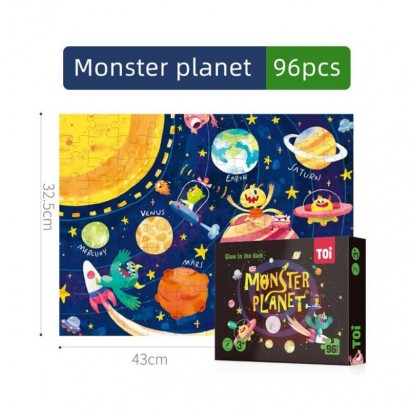 TOI Puzzle kartun fluorescen bayi mainan pendidikan awal