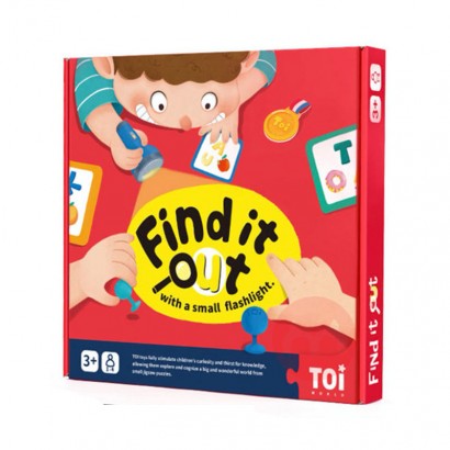 TOI Permainan papan anak-anak dan mainan pendidikan awal dengan senter...