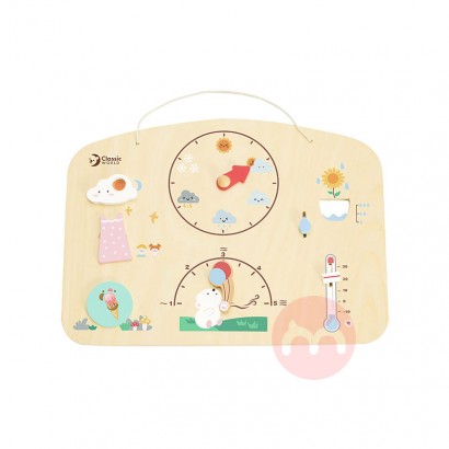 Classic World Permainan barometer magnetik kayu untuk pendidikan awal