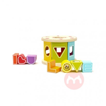 Classic World Identifikasikan warna dan bentuk mainan blok pembangunan...