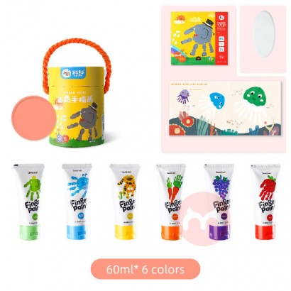 JoanMiro Children's finger painting graffiti paint six colors