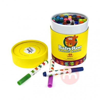 JoanMiro Pen warna anak 48 warna yang tidak beracun yang bisa dicuci