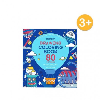 Mideer Buku gambar warna anak-anak