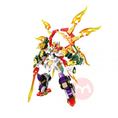 SEMBO Empat dalam satu raksasa mitos robot bangunan blok set