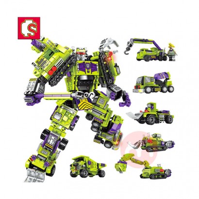 SEMBO Steel mecha jack ke blok bangunan Hercules