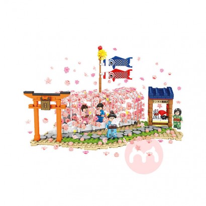 SEMBO Yinghuating Street View Building Block Set